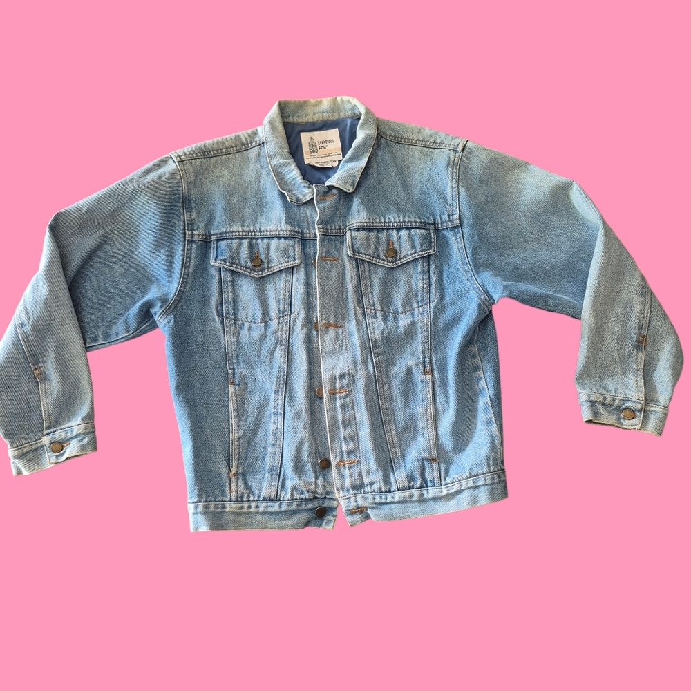 Vintage 80s London Fog Jean Jacket Youth 14